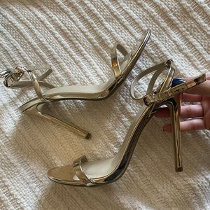 Missguided, gold heels!